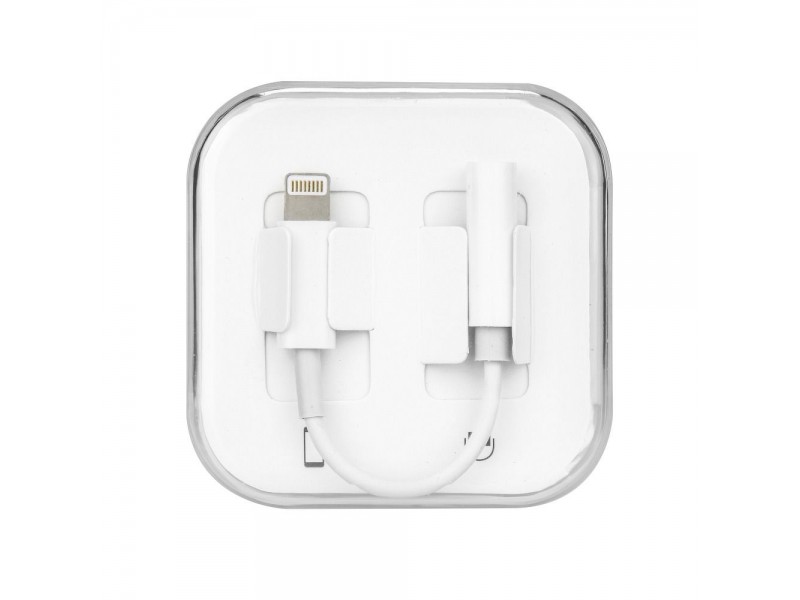 Adattatore HF/Audio Apple iPhone Lightning da 8 pin a Jack 3.5mm Bianco