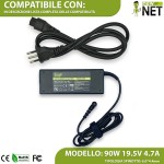 Alimentatore New Net per Sony VAIO 90W – 19.5 V / 4.7 A – 6.0 x 4.4 mm