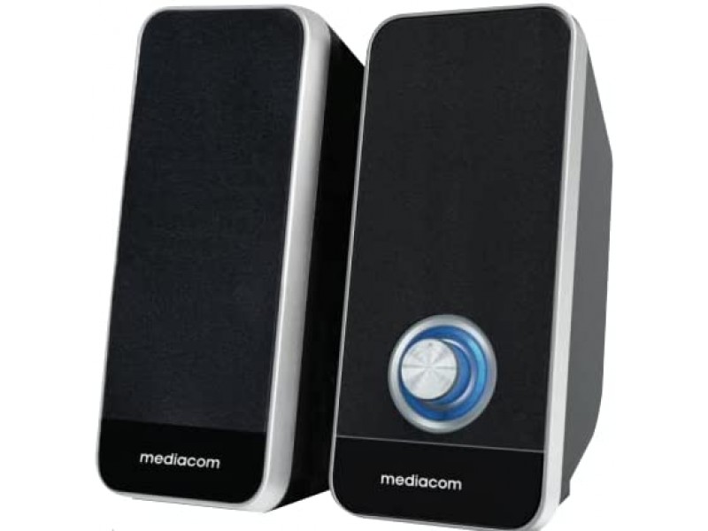 Casse PC Mediacom A30 Media Sound 2.0 M-MSA30 Nero