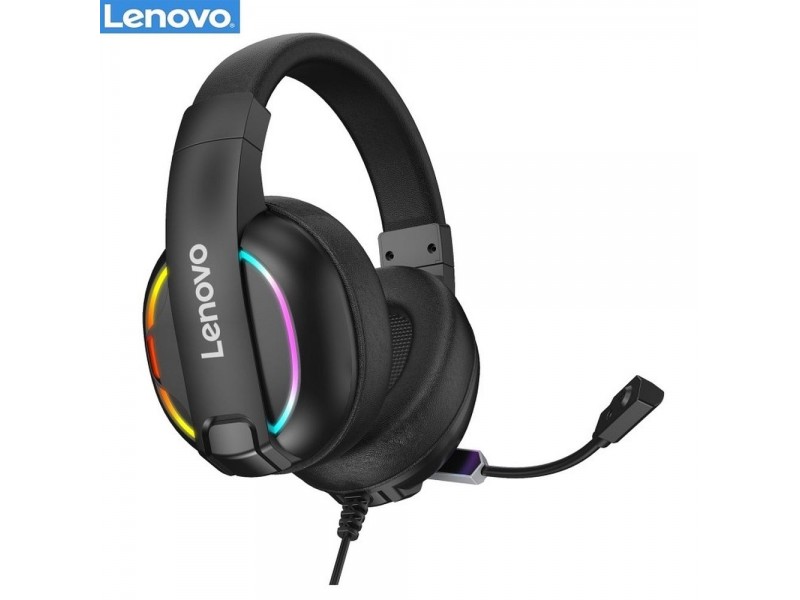 Cuffie LENOVO Gaming con Microfono HU75 Black