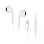 Auricolari Forcell per Iphone Lightning Bianco HR-ME25