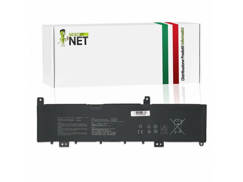 Batteria New Net per Asus Vivobook N580 C31N1636 – 11.49 V / 4165 mAh