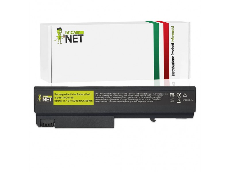 Batteria New Net per Hp Compaq 6510 Serie 56Wh – 10.8-11.1 V / 5200mAh