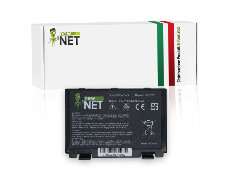Batteria New Net per Asus K50 Serie 56Wh – 10.8-11.1 V / 5200mAh