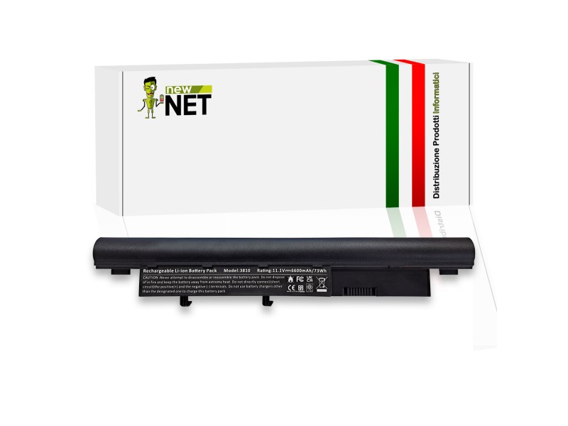 Batteria New Net per Acer Aspire serie 3810, 4800, 5800 AS09D51 73Wh – 10.8-11.1V / 6600mAh