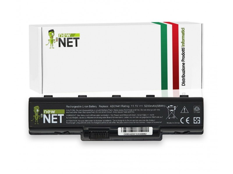 Batteria New Net per Acer Aspire 58Wh – 10.8-11.1 V / 5200mAh