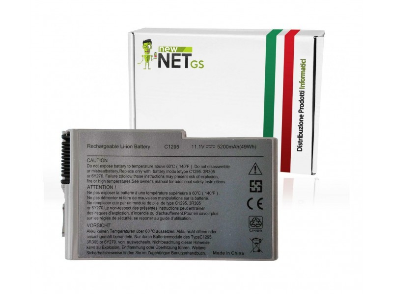Batteria New Net per Dell Latitude D500 Serie 49Wh – 10.8-11.1 V / 5200mAh