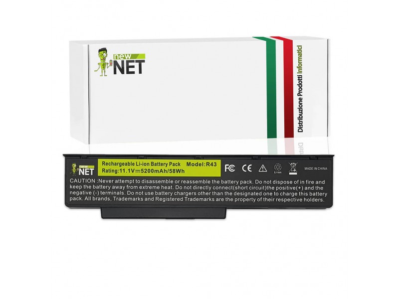 Batteria New Net per Packard Bell EasyNote MH36 Serie 58Wh – 10.8-11.1 V / 5200 mAh