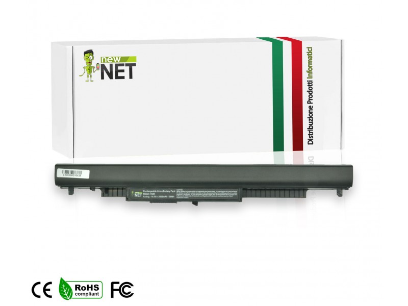 Batteria New Net per HP 240 G4, 245 G4, 246 G4, 250 G4, 255 G4, 256 G4, 15-AF, 15-AY HS04 – 14.4-14.8 V / 2600 mAh