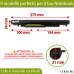 Batteria New Net per HP Pavilion 240 G6, 245 G6, 246 G6, 250 G6, 255 G6, 14-BS, 15-BS, 15-BW,  JC04 [14,4-14.8V / 2600mAh]