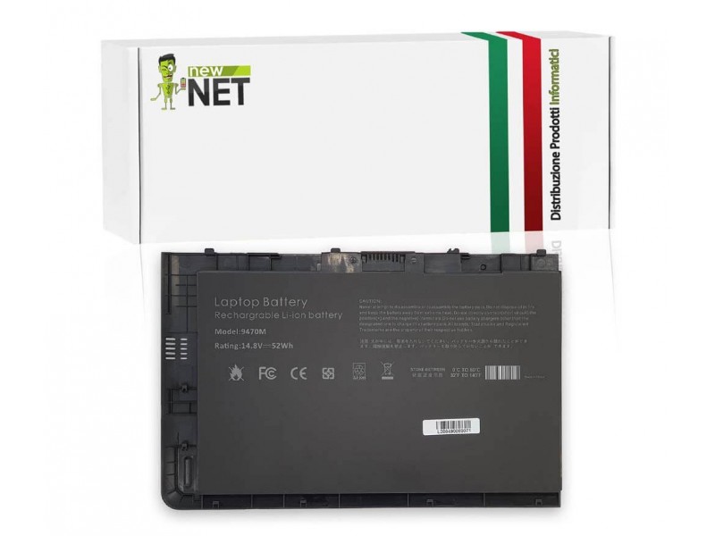 Batteria New Net per HP Elitebook Folio 9470M 52Wh – 14.4-14.8 V / 3500 mAh