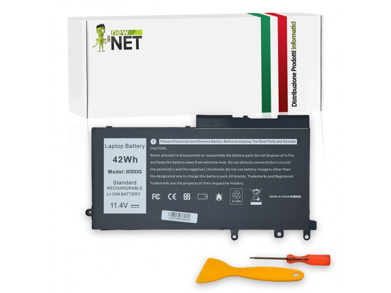 Batteria New Net per Dell Latitude E5480 E5580 E5490 93FTF D4CMT GJKNX 3DDDG – 11.4 V / 3600 mAh