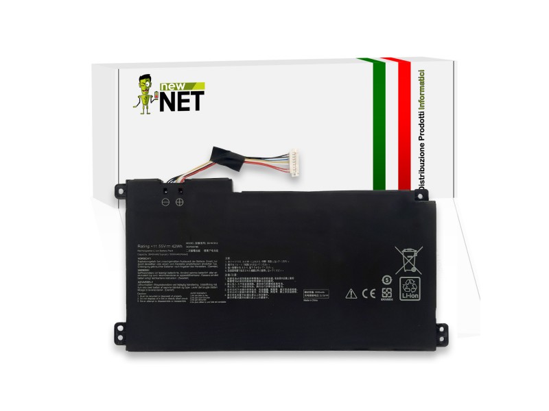 Batteria New Net per ASUS serie E410, E510, F414, L410, L510 42Wh – 11,55 V / 3640 mAh