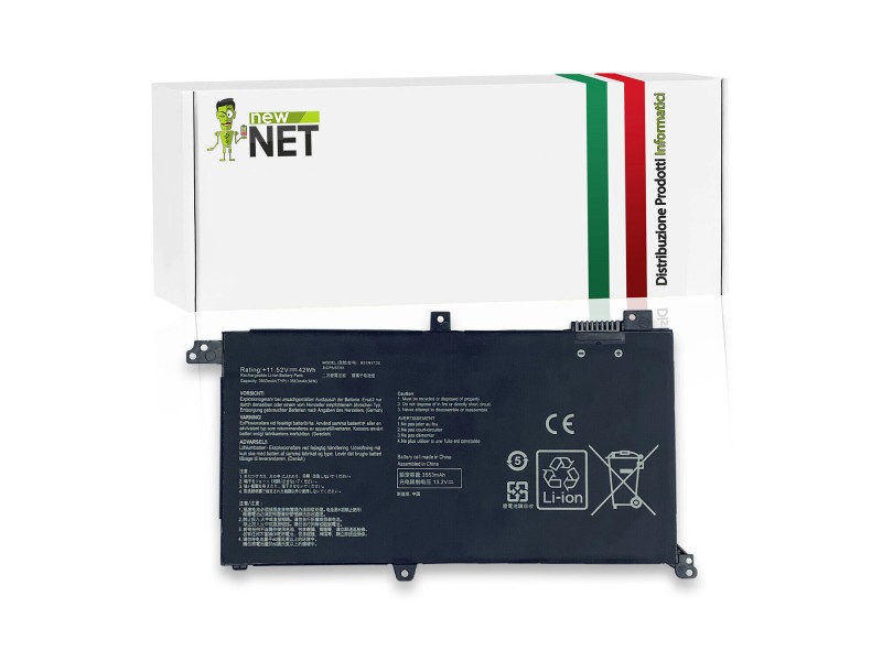 Batteria New Net per Asus Vivobook B31N1732 – 11,52 V / 3653 mAh