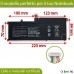 Batteria New Net per ASUS ZenBook Pro 15 serie C41N2002 – 15.4 V / 4115 mAh