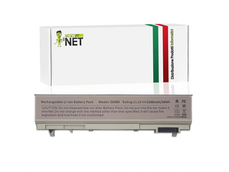 Batteria New Net per Dell Latitude E6400 Serie 49Wh – 10.8-11.1 V / 5200mAh
