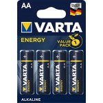 Batterie Alcaline Varta AA 1.5V 4PZ