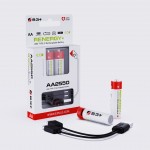 Batterie Ricaricabili AA S3+ con ricarica diretta USB-C 2550mWh S3REAA2550-2RC 2pz