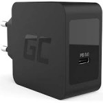 Caricabatterie Green Cell CHAR07 18W Faster Charging PD 3.0 USB-C Nero