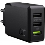 Caricabatterie Green Cell CHARG03 30W PD 3.0 3xUSB Nero