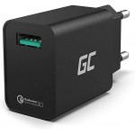 Caricabatterie Green Cell USB CHAR06 18W Quick Charge 3.0 Fast Charging 3.5x Nero