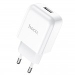 Caricabatterie HOCO N2 USB 2.1A Bianco