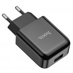 Caricabatterie HOCO N2 USB 2.1A Nero