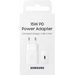 Caricabatterie Samsung EP-T1510 FastCharge USB-C 15W 2A PD 2.0 Bianco