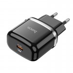 Caricabatterie Tipo C PD20W Fast Charge HOCO N24 Nero