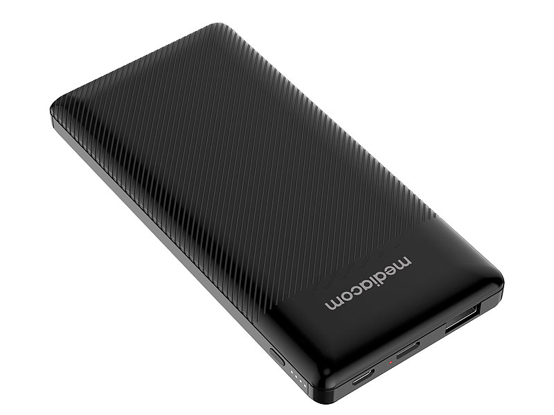 Powerbank Mediacom SOS SLIM 10000mAh Fast Charger MD-P300 Nero