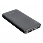 Powerbank VEGER A10 10000mAh 2xUSB + Tipo C + MicroUSB Nero