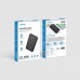 Powerbank VEGER A10 10000mAh 2xUSB + Tipo C + MicroUSB Nero