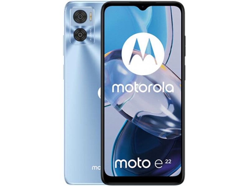 TIM Motorola E22 3GB+32GB 6.5'' Crystal Blue