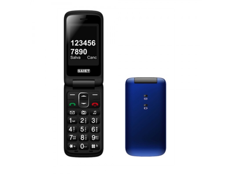 Saiet Compact Dual Band Tasti e Numeri Grandi Blue