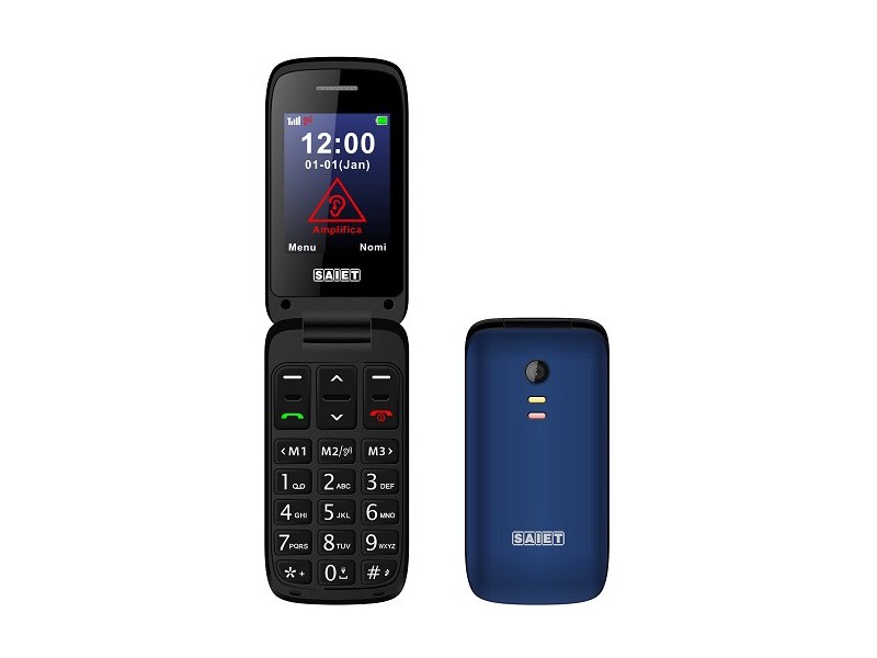 Saiet SCUDOtre Dual Band Tasti e Numeri Grandi Blue