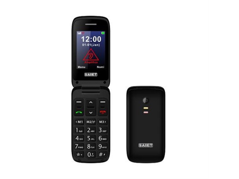 Saiet SCUDOtre Dual Band Tasti e Numeri Grandi Nero