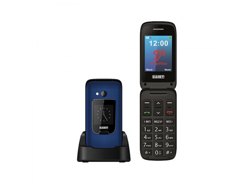 Saiet SCUDOtre Plus Dual Band Tasti e Numeri Grandi Blue