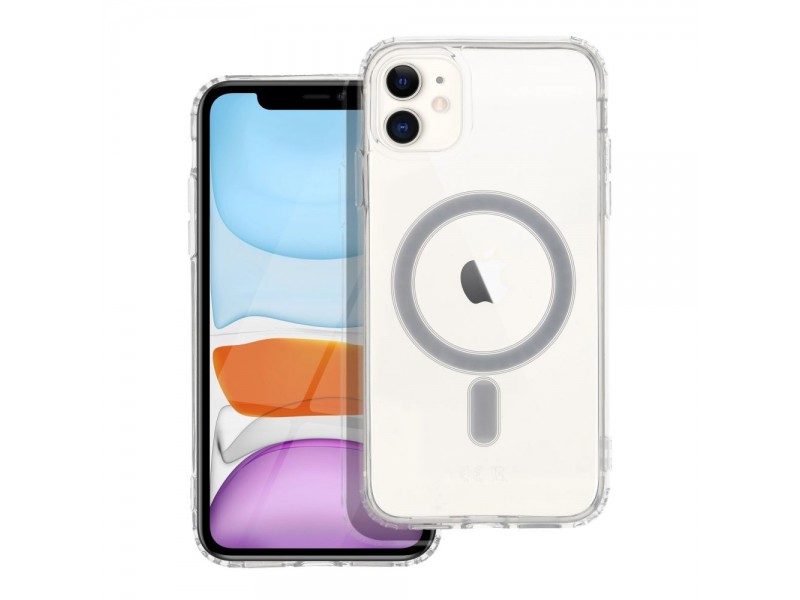 Cover Clear Mag per Iphone 11 compatibile con MagSafe Trasparente