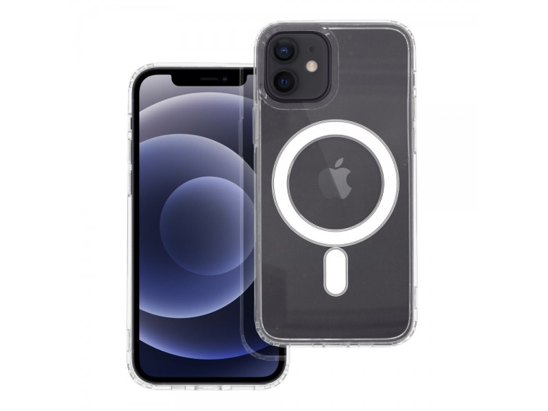 Cover Clear Mag per Iphone 12 compatibile con MagSafe Trasparente