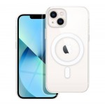Cover Clear Mag per Iphone 13 con protezione fotocamere compatibile con MagSafe Trasparente