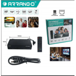 Decoder Digitale Terrestre Arrango HD DVB T3 USB Ethernet AR76459 Nero