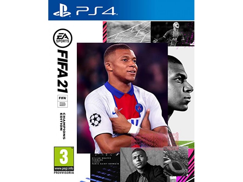 FIFA 21 PS4 Champions Ed, include upgrade per PS5