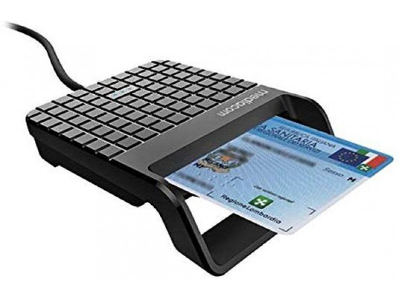 Lettore Smart Card CNS e CRS Mediacom MD-S402 USB 2.0 Nero