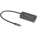 USB-C Mini Memory Card Reader Mediacom MD-S405 Silver