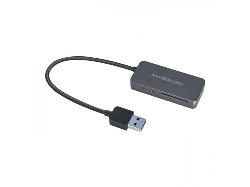 USB 3.0 Mini Memory Card Reader Mediacom MD-S400 Silver