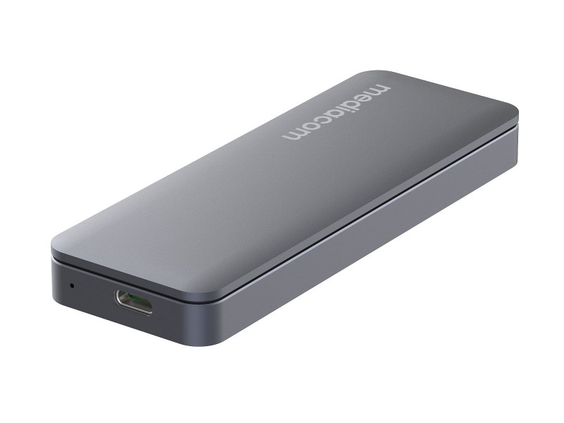 Box Esterno SSD M.2 e PCIe USB-C Mediacom MD-S406 Silver