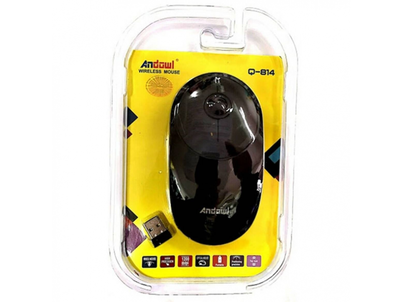 Mouse Andowl Wireless Q-814 Black