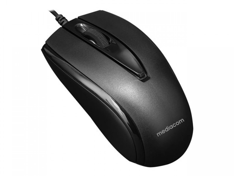 Mouse Wired Mediacom M-MEB130 Optical USB BX130 Nero