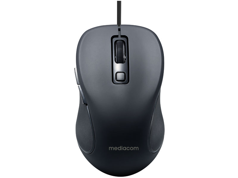 Mouse USB Wired Mediacom Optical BX150 Nero 