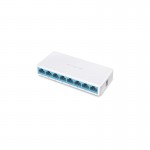 Switch 8 Porte LAN Rj45 Mercusys MS108 Rete 10/100 Bianco